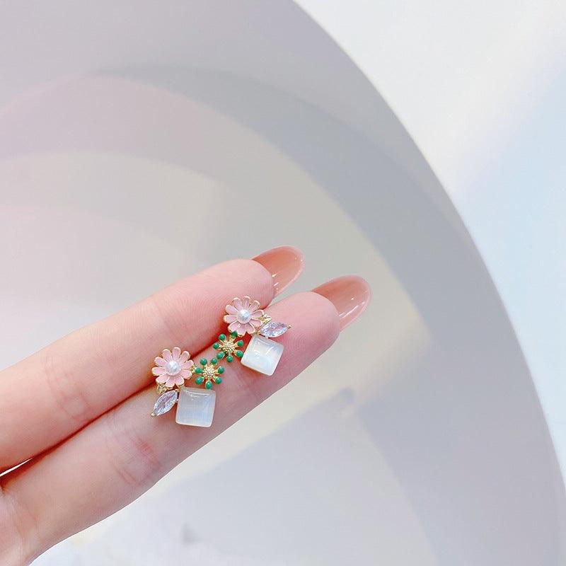 Frühlingsblumen-Ohrringe (4 Stile)