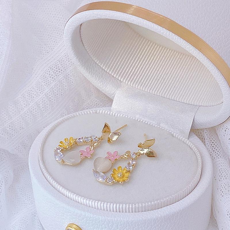 Frühlingsblumen-Ohrringe (4 Stile)