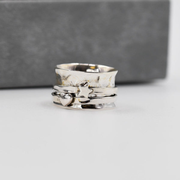 Drehring mit Stern und Herz