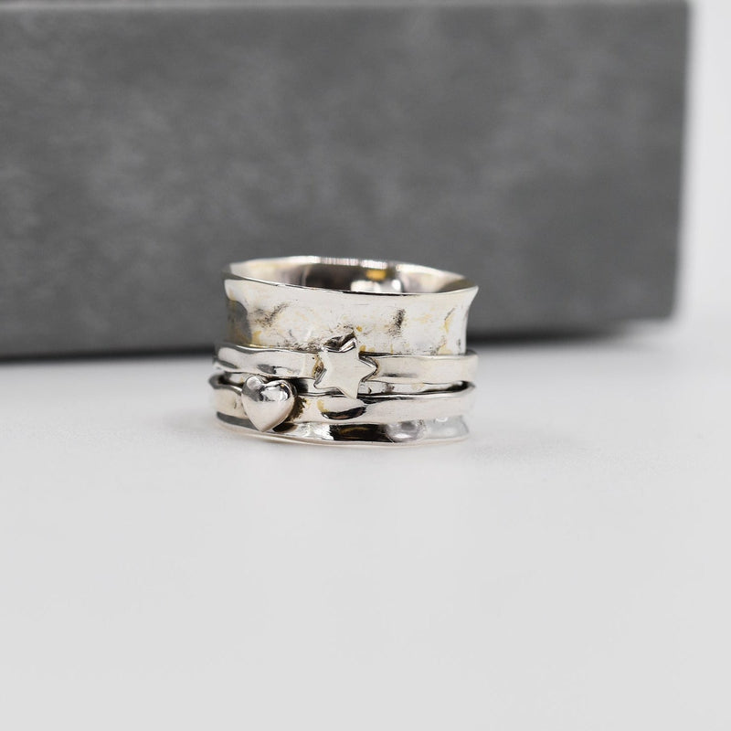 Drehring mit Stern und Herz