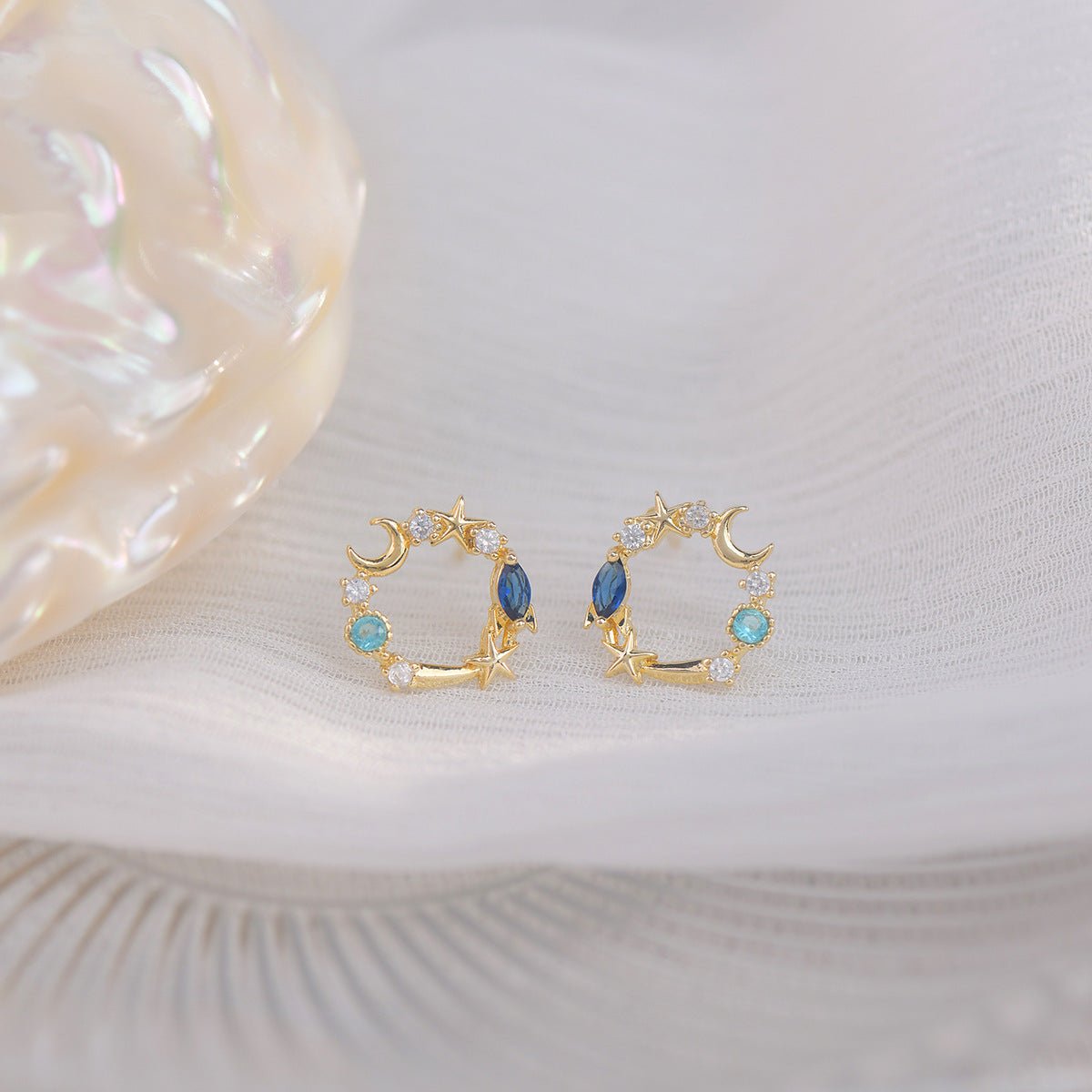 Sternennacht Ohrstecker