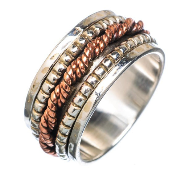 Sterling Silber Drehbarer Meditationsring