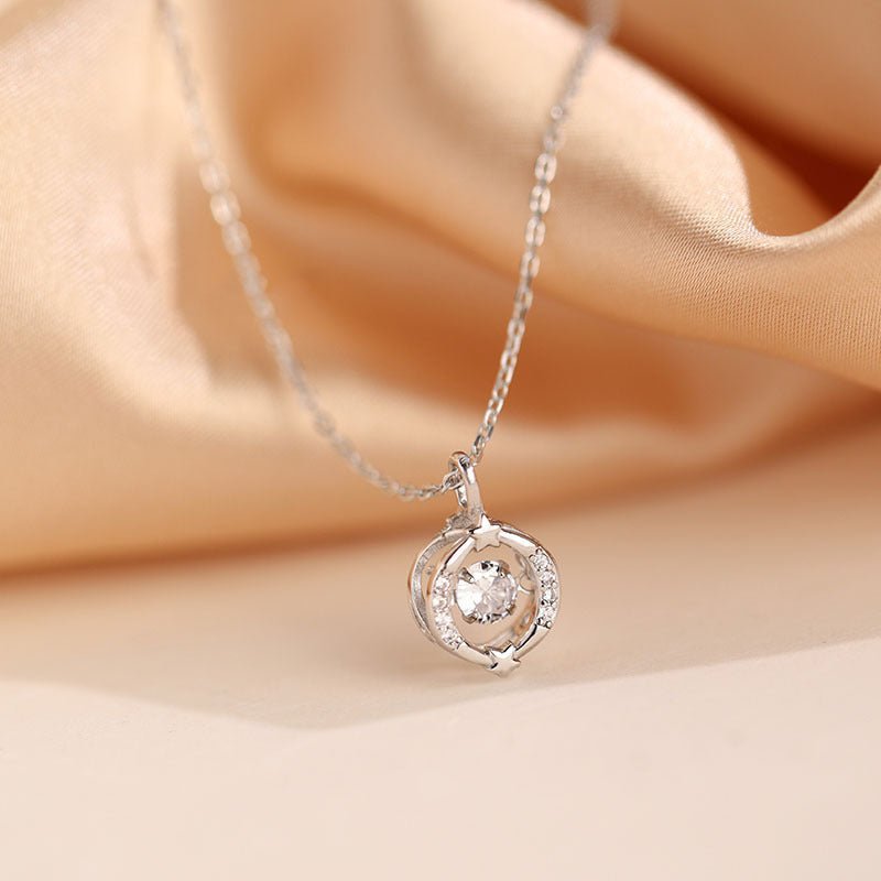 Supernova-Halskette (massives Silber)