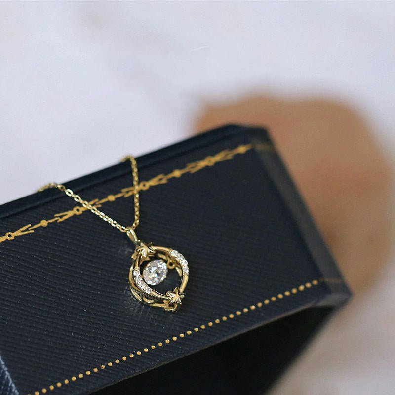 Supernova-Halskette (massives Silber)