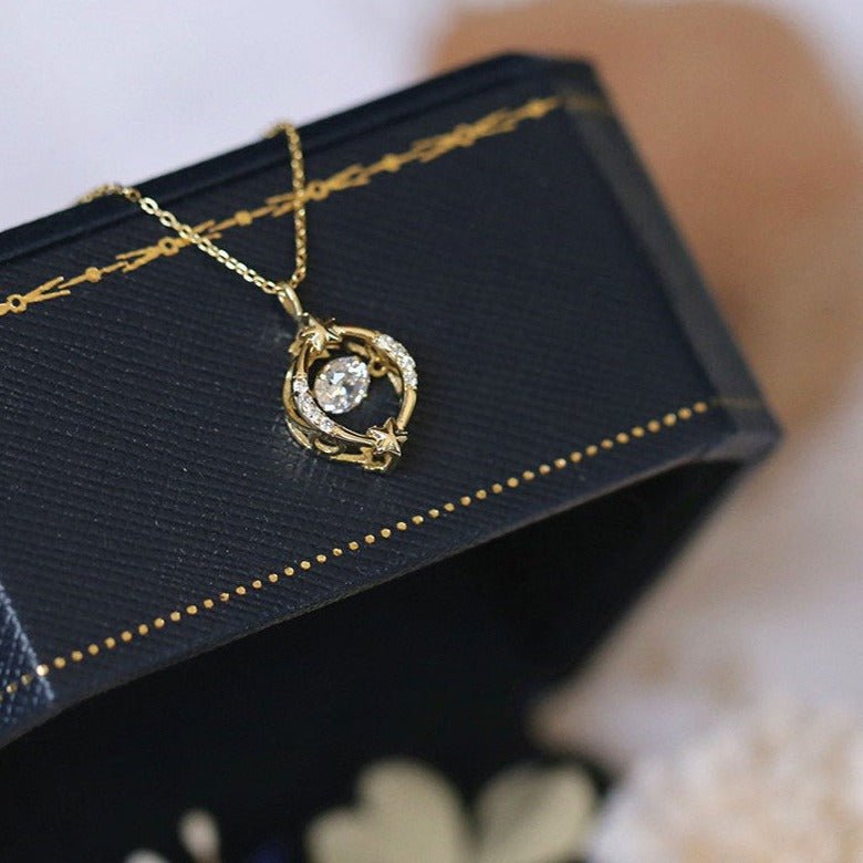 Supernova-Halskette (massives Silber)