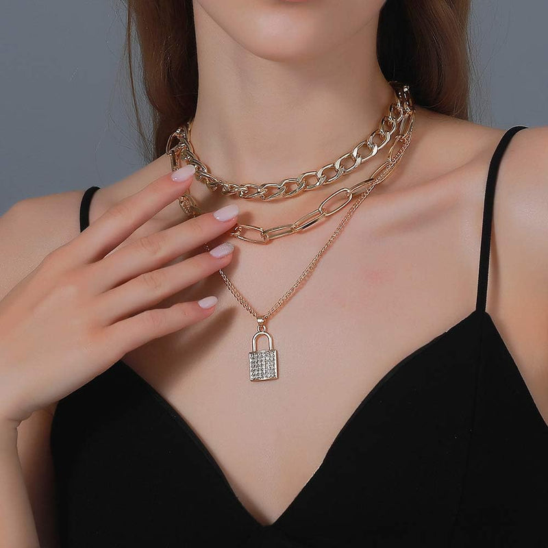 Carmiora - Geometrische Halskette mit klobigen Elementen