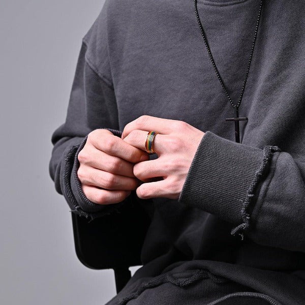 Tina Regenbogen Spinner Ring