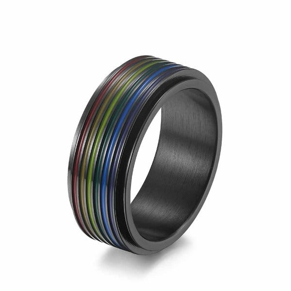 Tina Regenbogen Spinner Ring