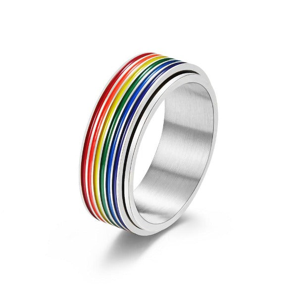 Tina Regenbogen Spinner Ring