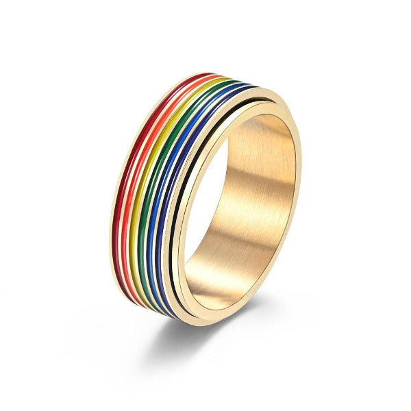 Tina Regenbogen Spinner Ring