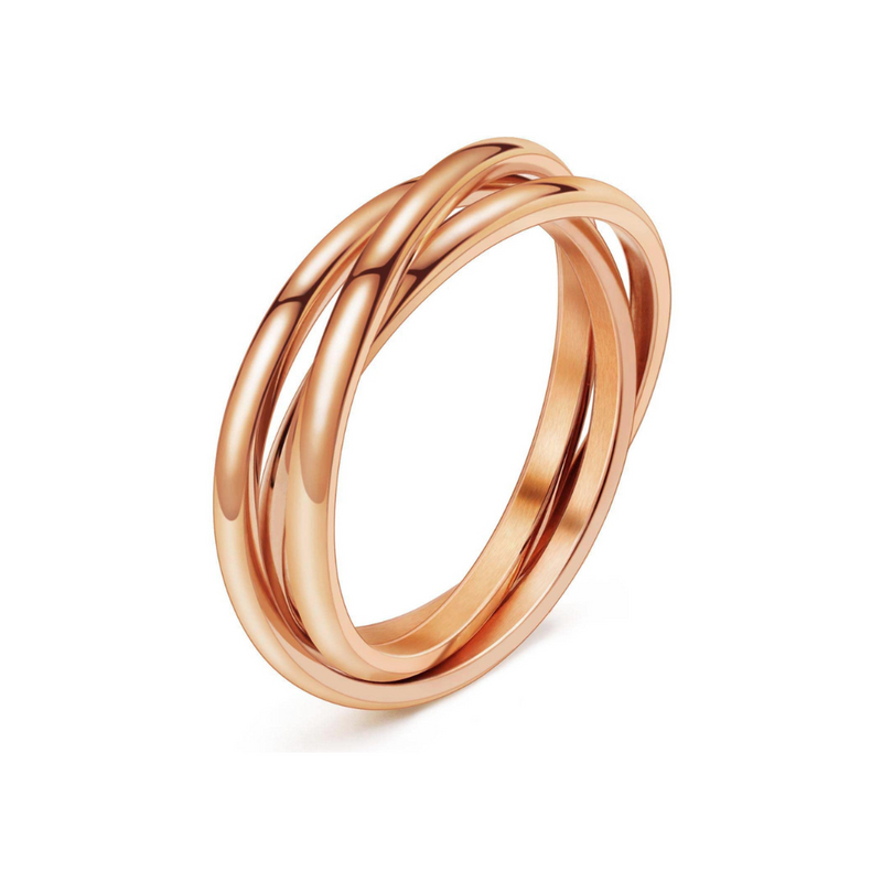 Dreifach ineinandergreifender Zappelring