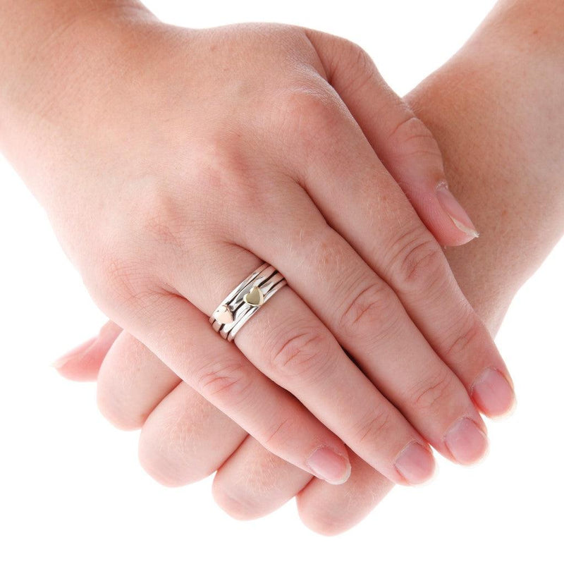 Zwillingsherz-Angst-Drehring