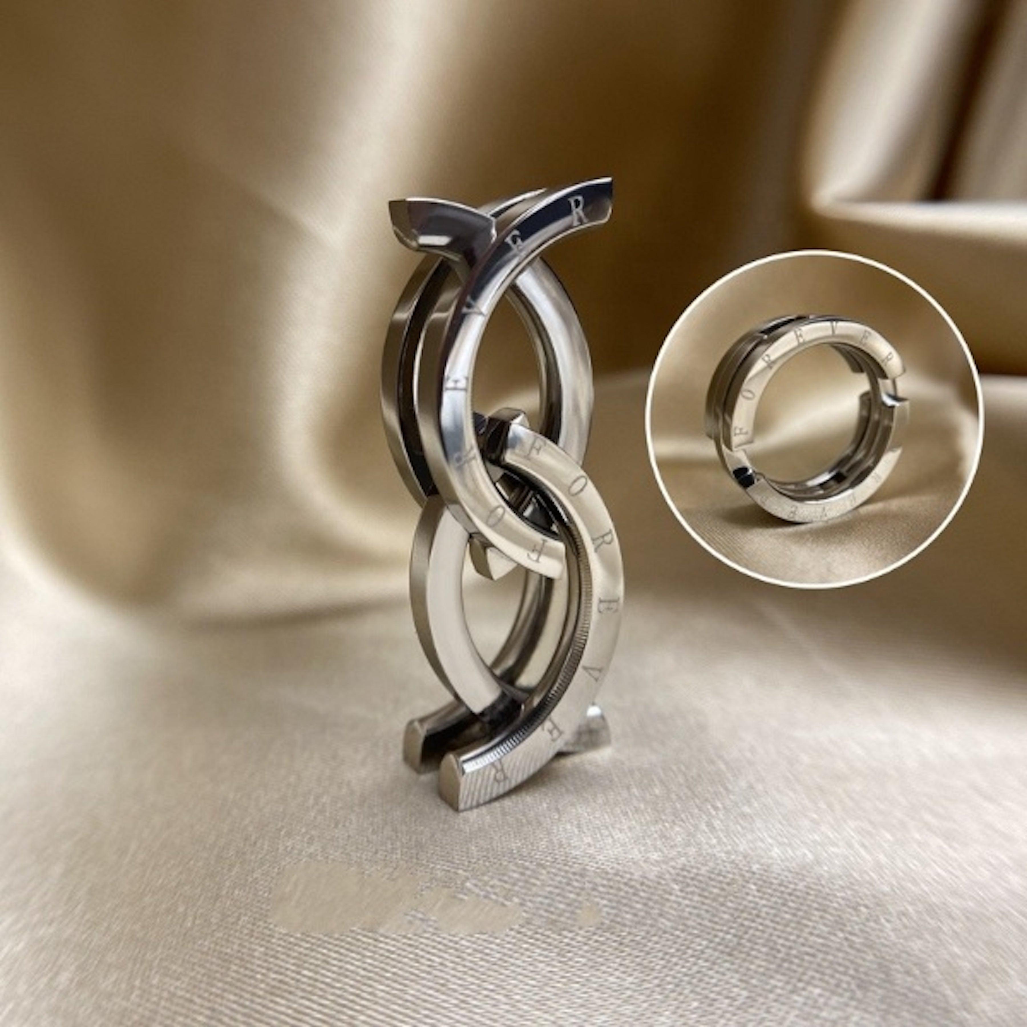 Einzigartiger, wandelbarer Anti-Angst-Stress-Ring