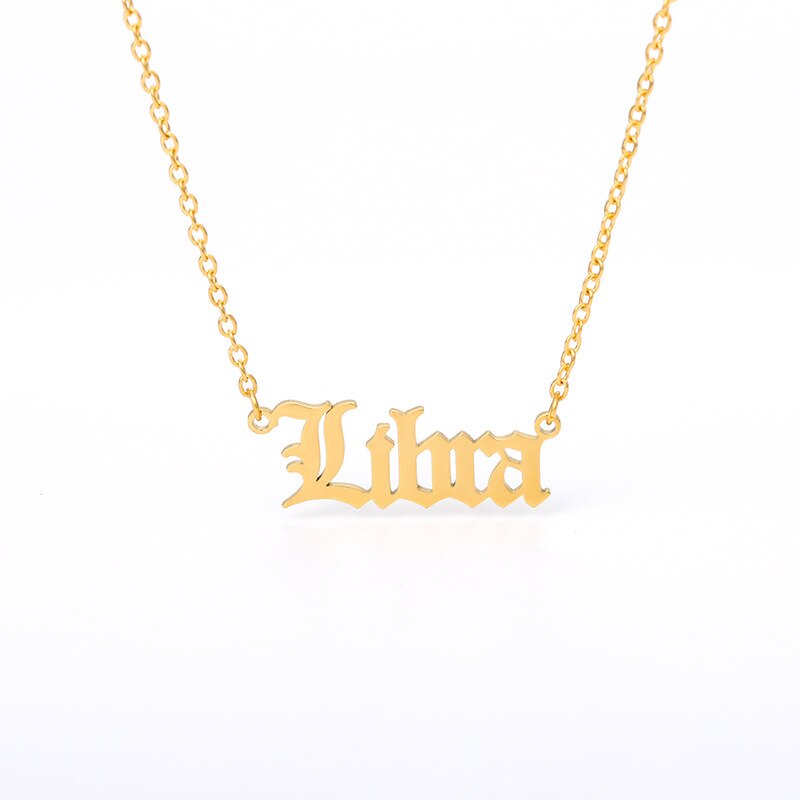 Statement-Halsketten mit zwölf Sternbildern