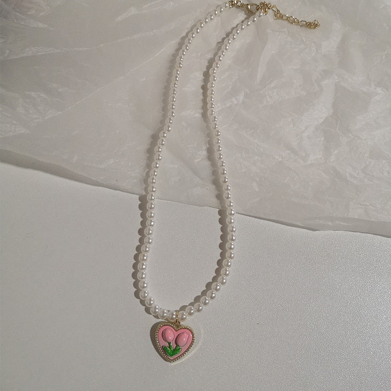 Von Faircycore inspirierte Choker-Halsketten-Kollektion