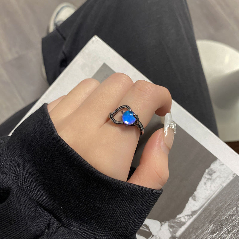 Trendy, von der Gotik inspirierte, verstellbare Ringkollektion für Damen