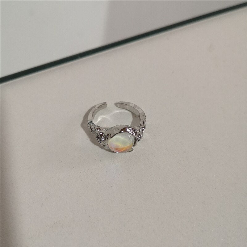 Trendy, von der Gotik inspirierte, verstellbare Ringkollektion für Damen