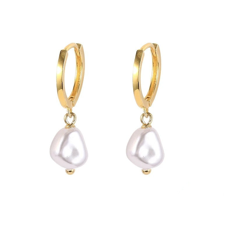 Carmiora - Perle Majesty Hoops Ohrringe