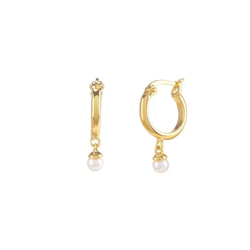 Carmiora - Perle Majesty Hoops Ohrringe