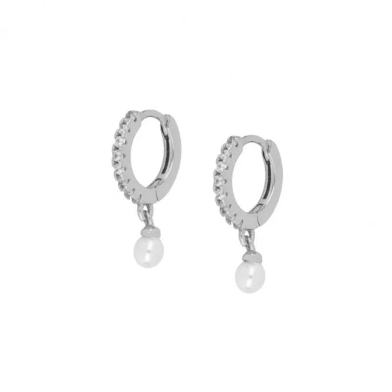Carmiora - Perle Majesty Hoops Ohrringe