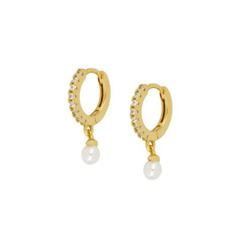 Carmiora - Perle Majesty Hoops Ohrringe