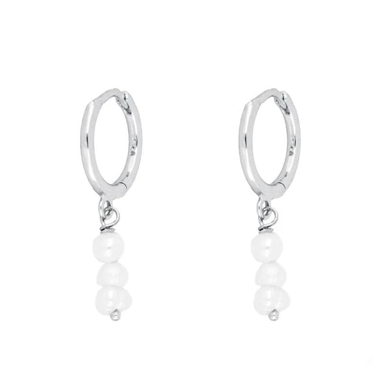 Carmiora - Perle Majesty Hoops Ohrringe