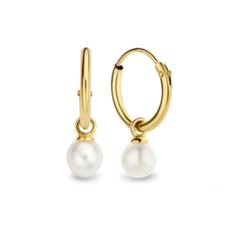 Carmiora - Perle Majesty Hoops Ohrringe