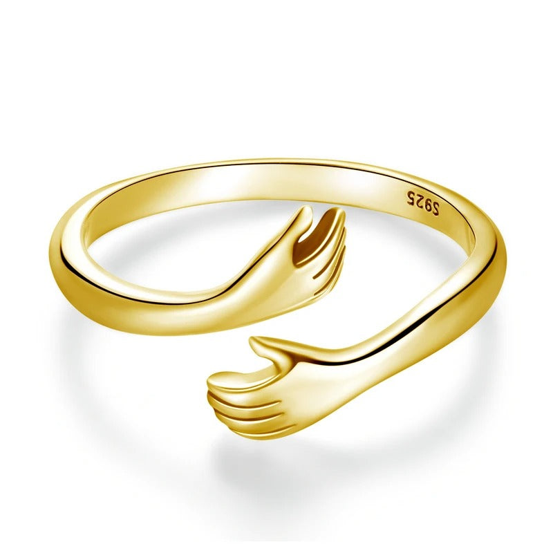 Carmiora- Umarmende Hände Ring