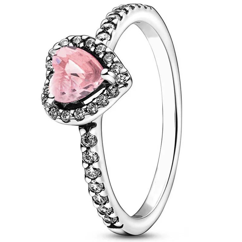Carmiora - Exquisiter Kristall Herz Ring