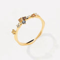 Carmiora - Bezaubernder Zirkonia-Charm-Ring