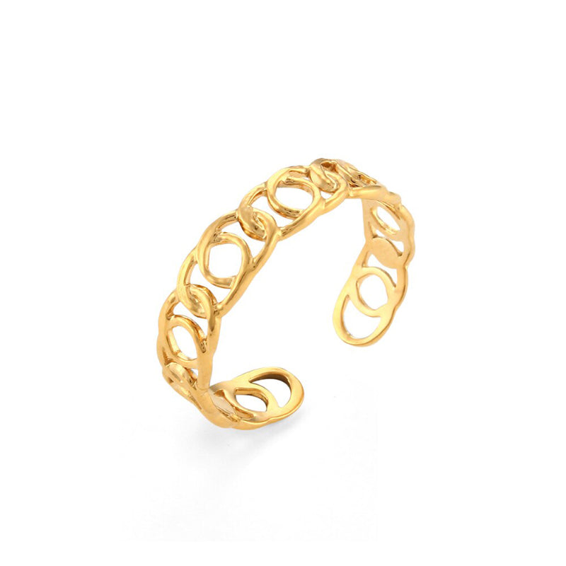 Ausgefallene, offene, verstellbare und stapelbare Ringe im Bohemian-Stil
