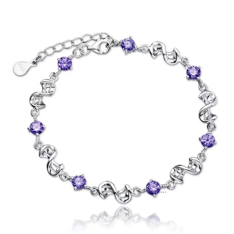 Carmiora - Violette Kristall Armbänder