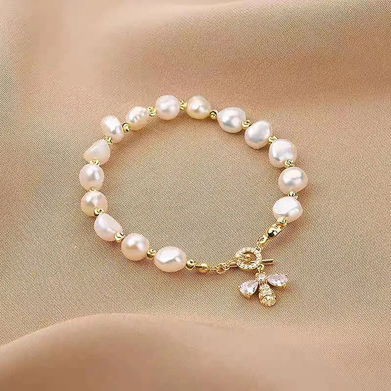 Chavri - Dehnbares einzigartiges Perlenarmband