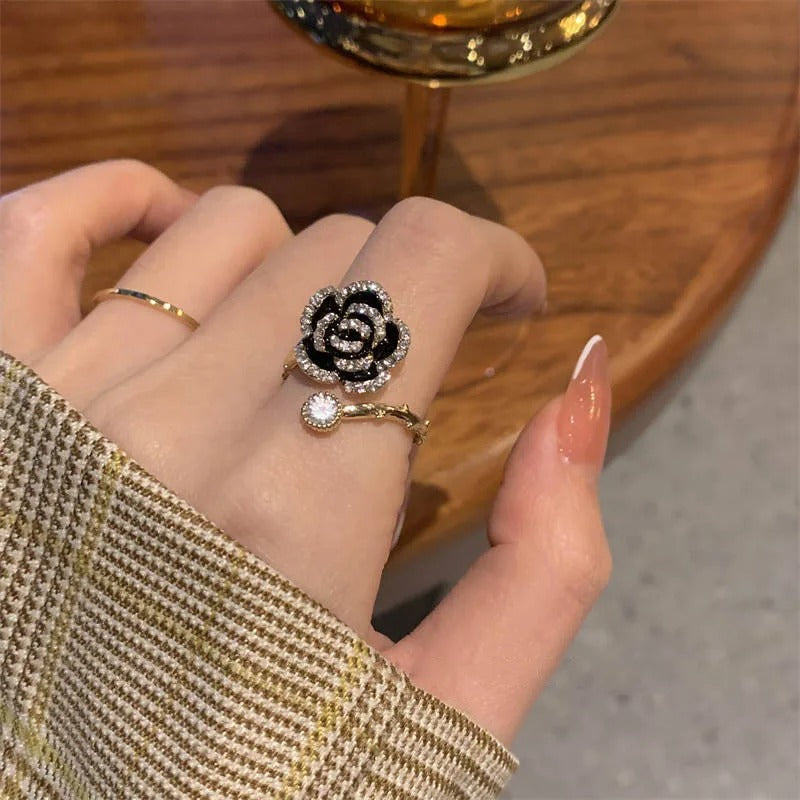 Carmiora - Rosa Metall Ringe