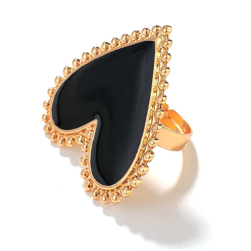 Carmiora - Boho Romantic Herz Ring