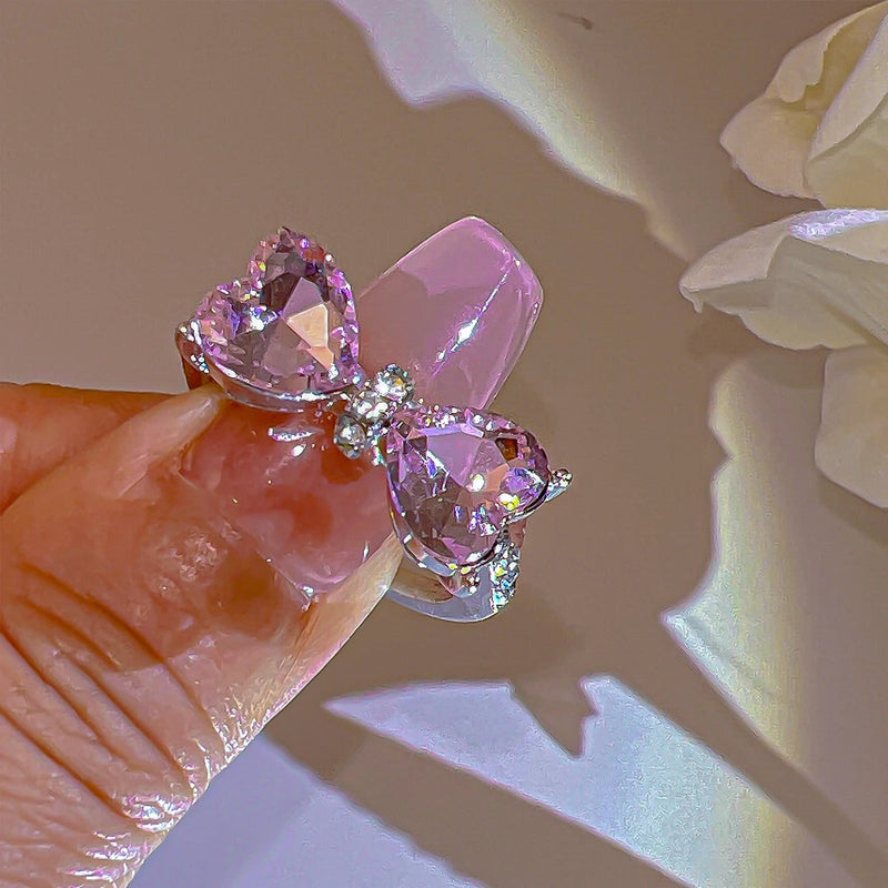 Carmiora - Rosa leuchtender Kristall-Ring