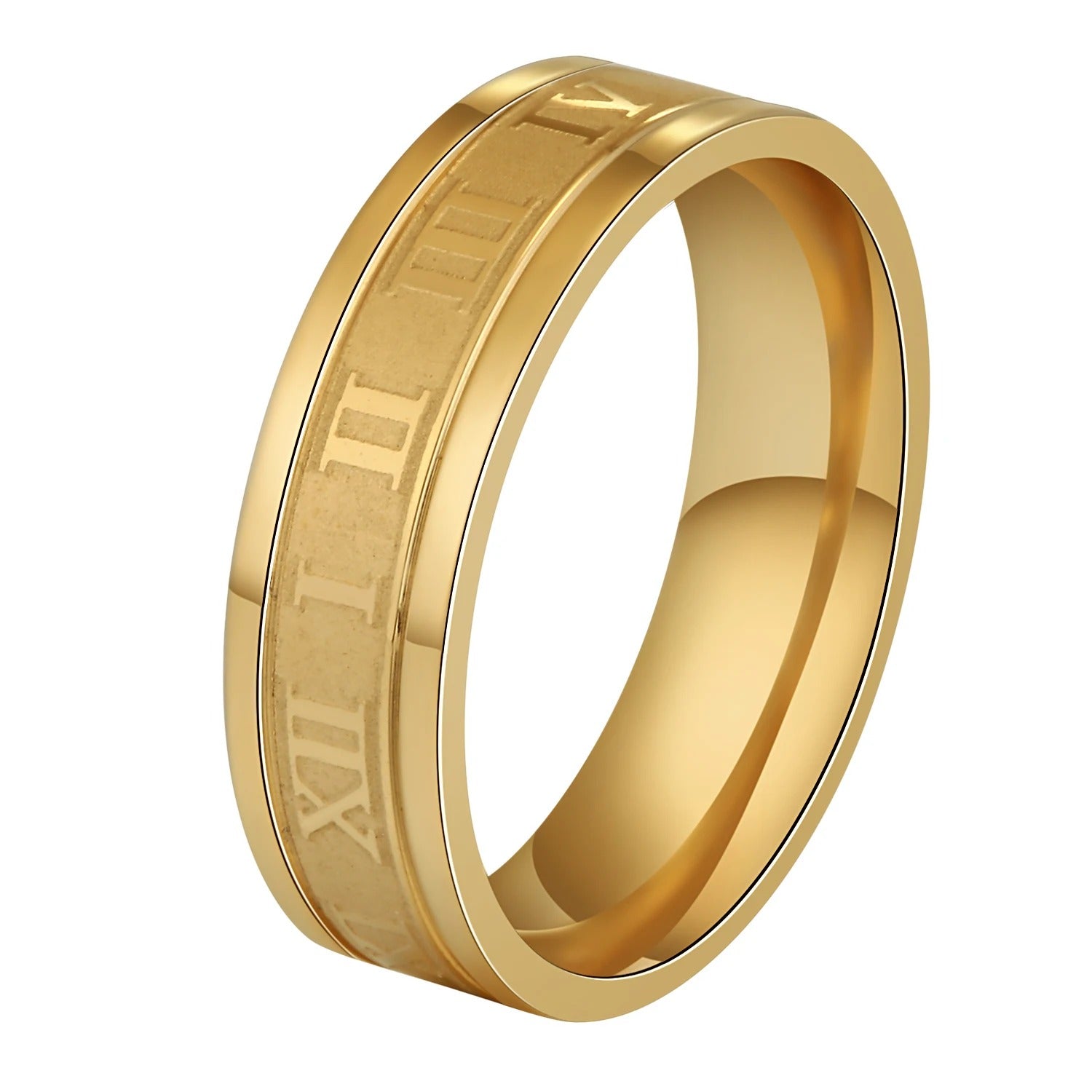 Carmiora - Zeitloser Ring mit römischen Ziffern