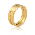 Carmiora - Polierter Stahl-Statement-Ring