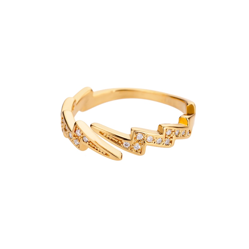 Stapelbare und verstellbare minimalistische Ringkollektion aus Gold und Silber