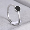 Carmiora - Einzigartiger Schwarzem Stein Ring