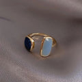 Carmiora - Vintage Vibe Quadratischer Ring