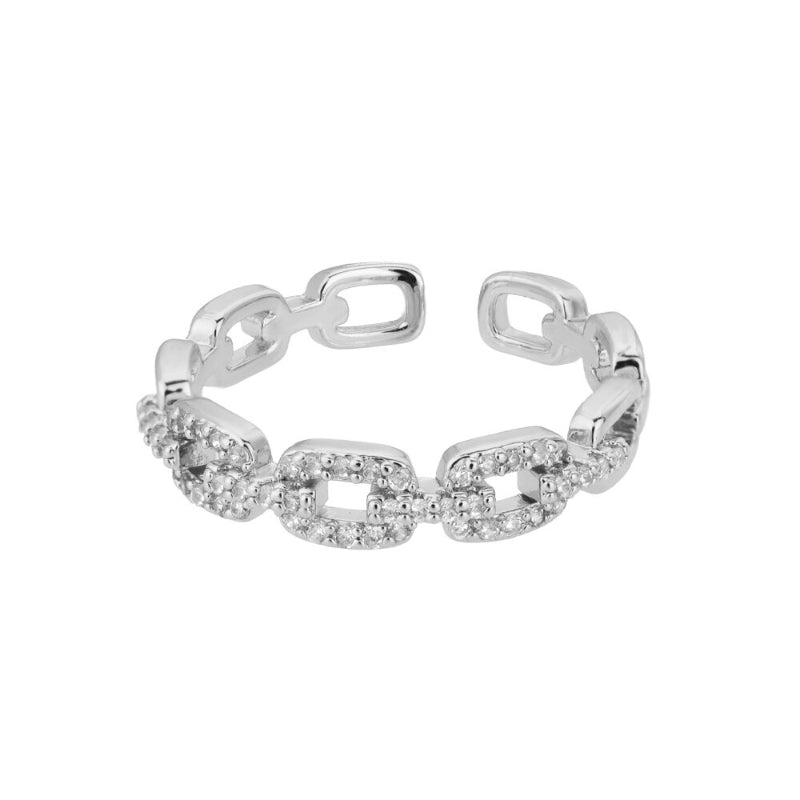 Offene verstellbare Ringe aus Edelstahl mit abstrakten und künstlerischen Motiven