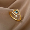 Verstellbare offene Ringe zum Stapeln und Schichten von Schmuck