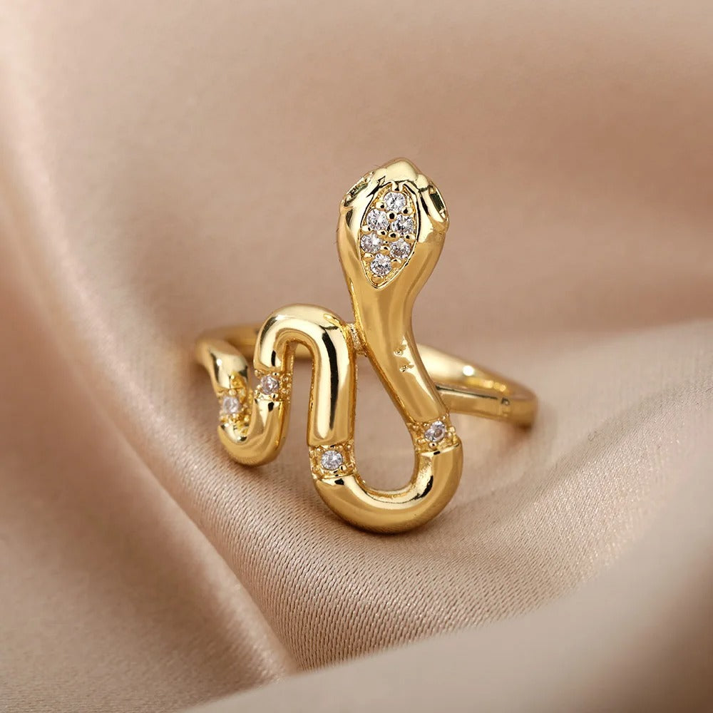 Carmiora - Schlange Elegant Ringe