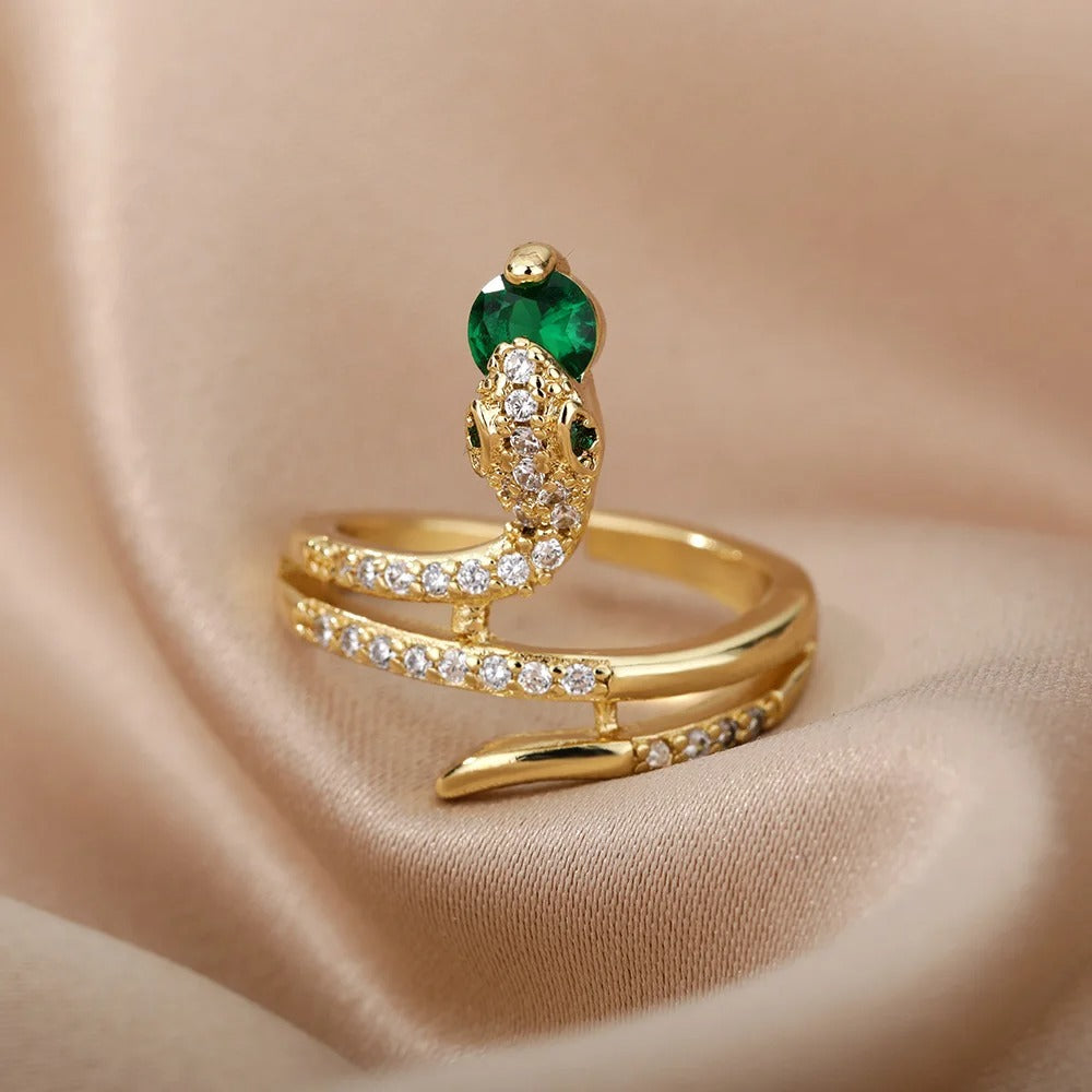 Carmiora - Schlange Elegant Ringe