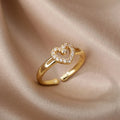 Chavri - Einstellbarer CZ-Schimmer-Ring