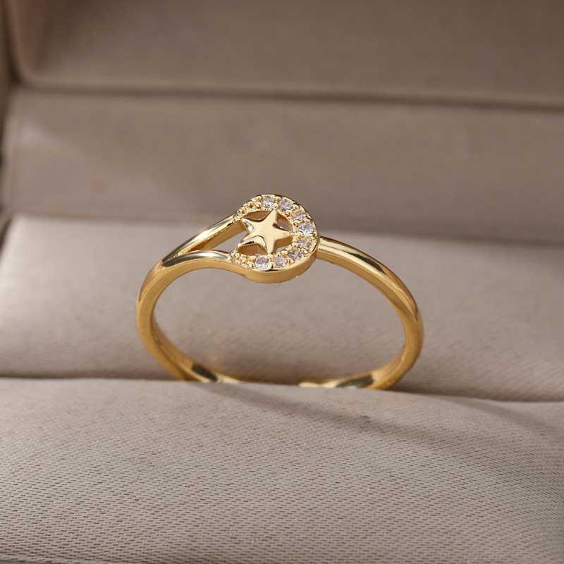 Verstellbare offene Ringe zum Stapeln und Schichten von Schmuck
