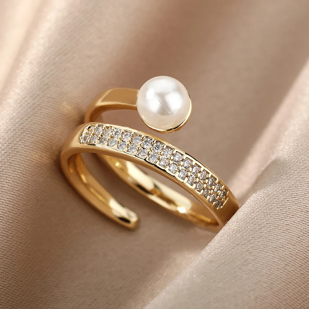 Carmiora - Prickelnd kubischer Zirkonia Ring