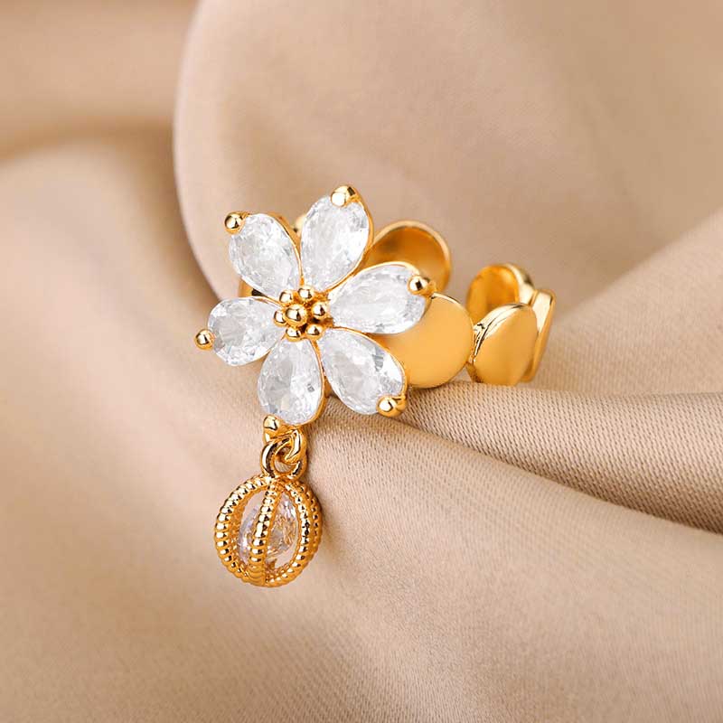 Verstellbare offene Ringe zum Stapeln und Schichten von Schmuck