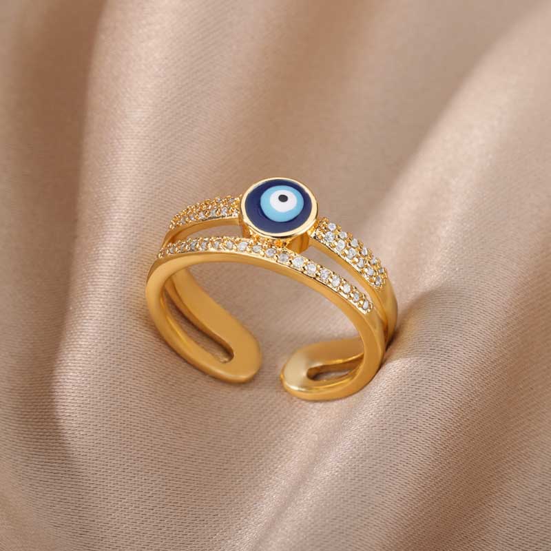 Verstellbare offene Ringe zum Stapeln und Schichten von Schmuck